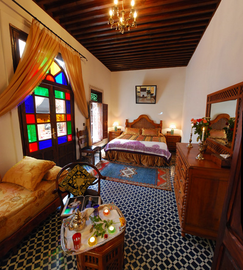 Riad Dar Chrifa Hotel Fes Riad Fes : Exemple de chambre